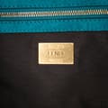 Miniatyrbillede 5 af 10: Pre-owned Fendi Large Suede Chamois Baguette Satchel Blue