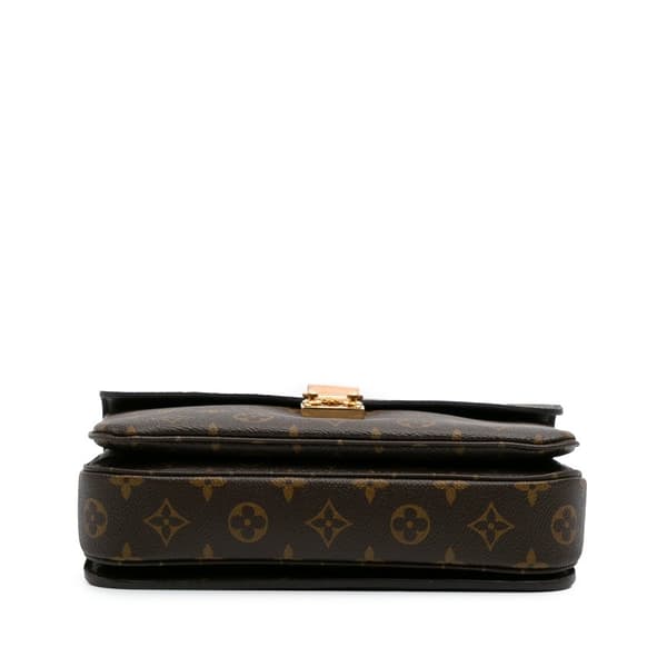 Pre-owned Louis Vuitton Monogram Pochette Metis Brown