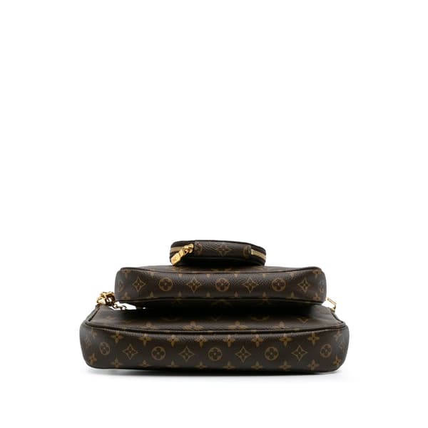 Pre-owned Louis Vuitton Monogram Multi Pochette Accessoires Brown