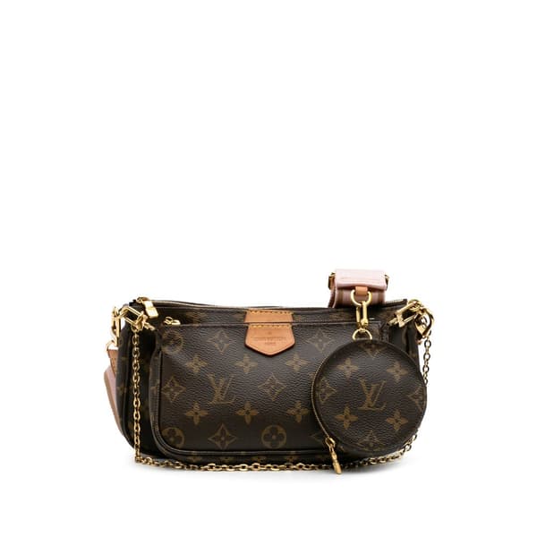 Pre-owned Louis Vuitton Monogram Multi Pochette Accessoires Brown
