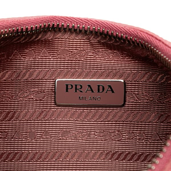 Pre-owned Prada Re Nylon Re Edition 2005 Satchel Pink