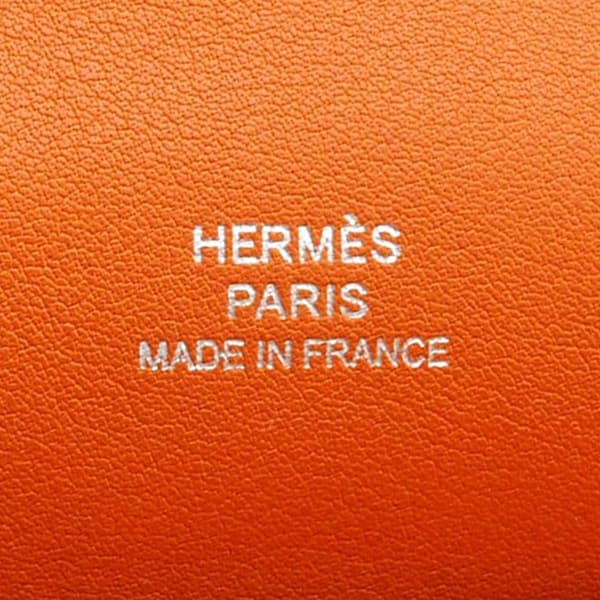 Pre-owned Hermès Swift Kelly Pochette 22 Orange