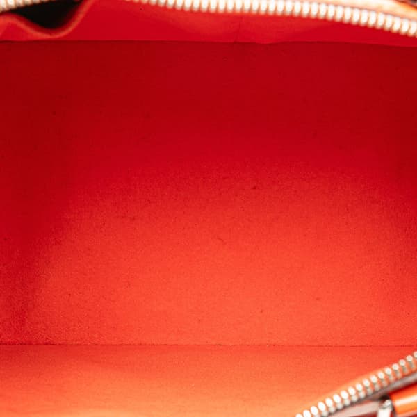 Pre-owned Louis Vuitton Epi Alma PM Orange