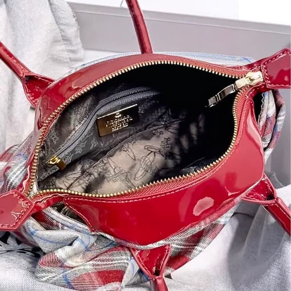 Vivienne Westwood Vintage Rutig Handväska