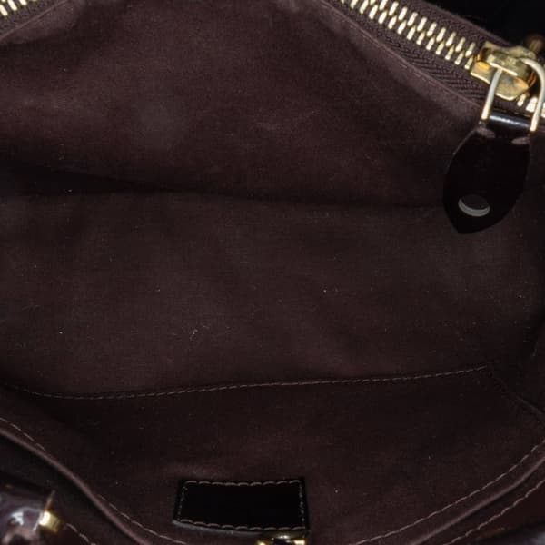 Pre-owned Louis Vuitton Monogram Vernis Montaigne BB Purple