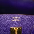 Pikkukuva 5 / 9: Pre-owned Hermès Togo Birkin Retourne 35 Purple