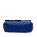 Miniatyrbilde 3 av 10: Pre-owned Chanel CC Quilted Lambskin Zip Vanity Flap Blue