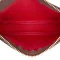 Miniatyrbilde 4 av 10: Pre-owned Louis Vuitton Damier Ebene Mini Pochette Accessoires Brown