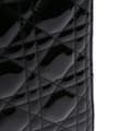 Miniatyrbilde 8 av 10: Pre-owned Dior Large Patent Cannage Lady Dior Black