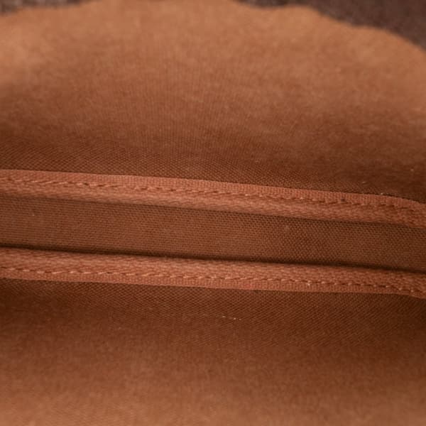 Pre-owned Louis Vuitton Monogram Mini Pochette Accessoires Brown