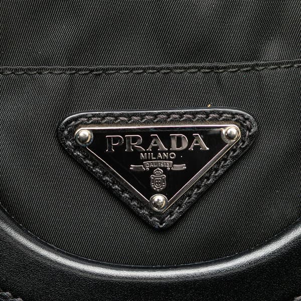 Pre-owned Prada Tessuto Satchel Black