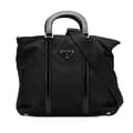 Pikkukuva 1 / 10: Pre-owned Prada Tessuto Satchel Black