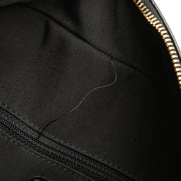 Pre-owned Chanel CC Quilted Caviar Bowling Bag Black