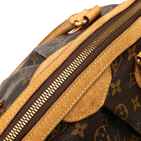 Pre-owned Louis Vuitton Monogram Tivoli PM Brown