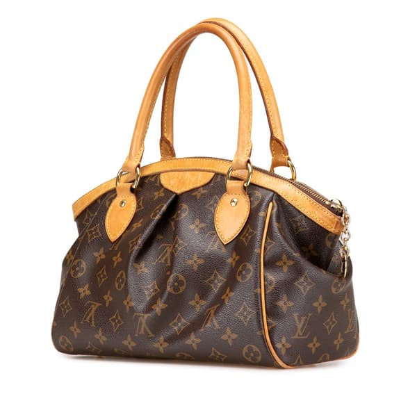Pre-owned Louis Vuitton Monogram Tivoli PM Brown