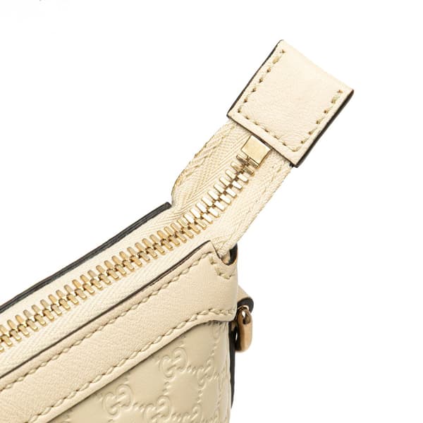 Pre-owned Gucci Small Microguccissima Joy Satchel White