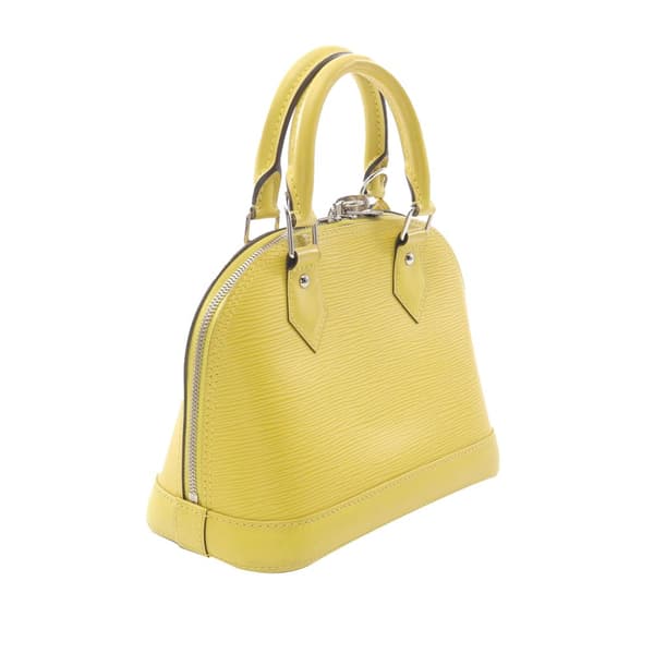 Pre-owned Louis Vuitton Epi Alma BB Yellow