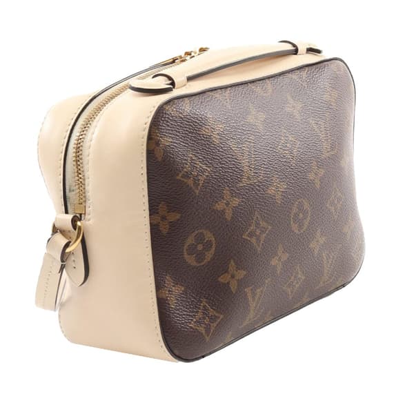 Pre-owned Louis Vuitton Monogram Saintonge Brown