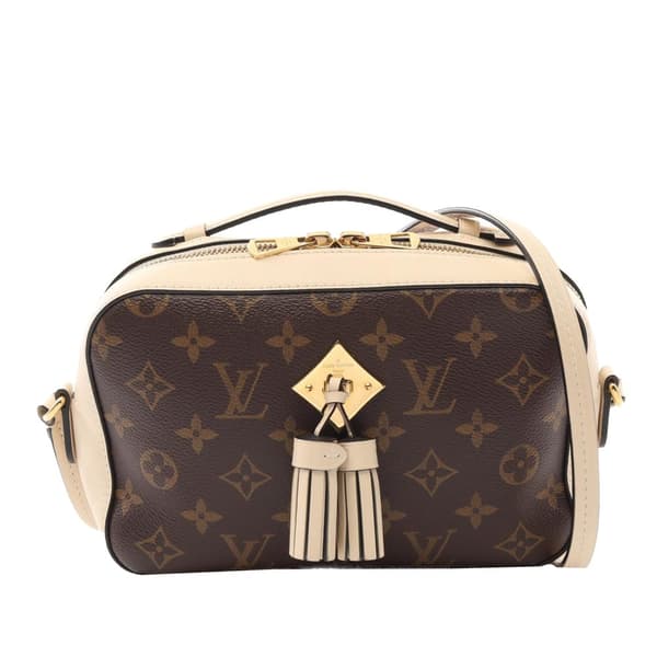 Pre-owned Louis Vuitton Monogram Saintonge Brown