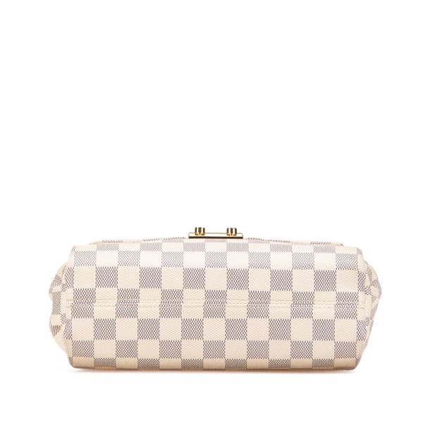 Pre-owned Louis Vuitton Damier Azur Croisette White