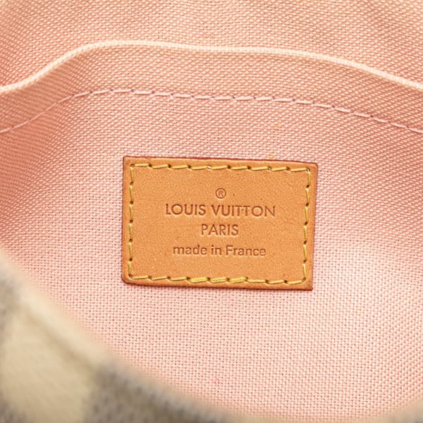 Pre-owned Louis Vuitton Damier Azur Croisette White