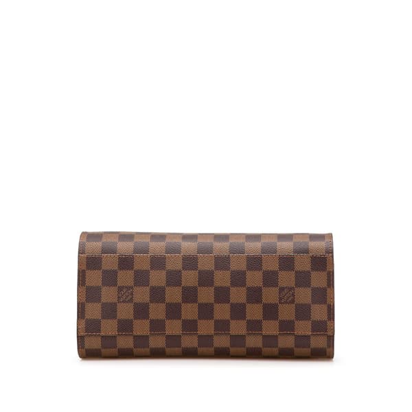 Pre-owned Louis Vuitton Damier Ebene Triana Brown