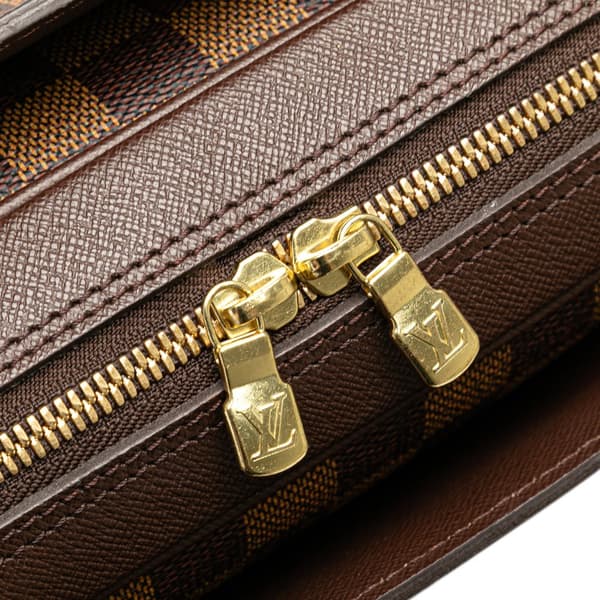 Pre-owned Louis Vuitton Damier Ebene Triana Brown