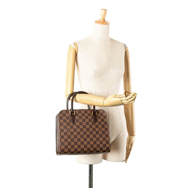 Pre-owned Louis Vuitton Damier Ebene Triana Brown