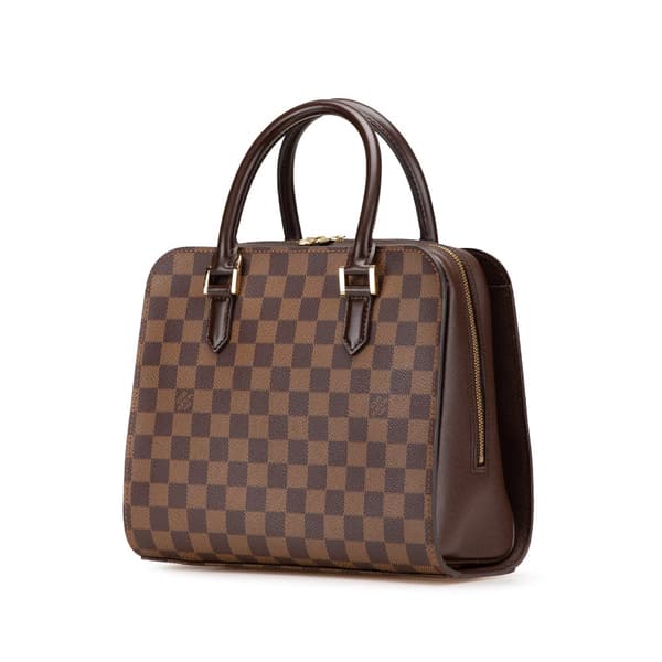 Pre-owned Louis Vuitton Damier Ebene Triana Brown