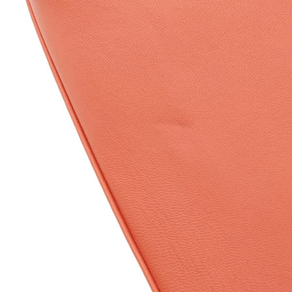 Pre-owned Fendi Mini Bicolor Nappa Waves Peekaboo Iconic Satchel Orange