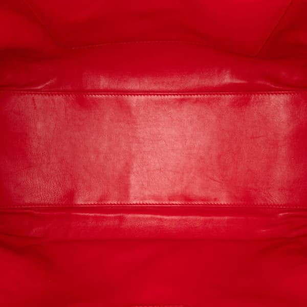 Pre-owned LOEWE Limited Edition Tricolor Leather Amazona 36 Red