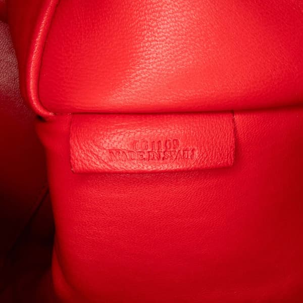 Pre-owned LOEWE Limited Edition Tricolor Leather Amazona 36 Red