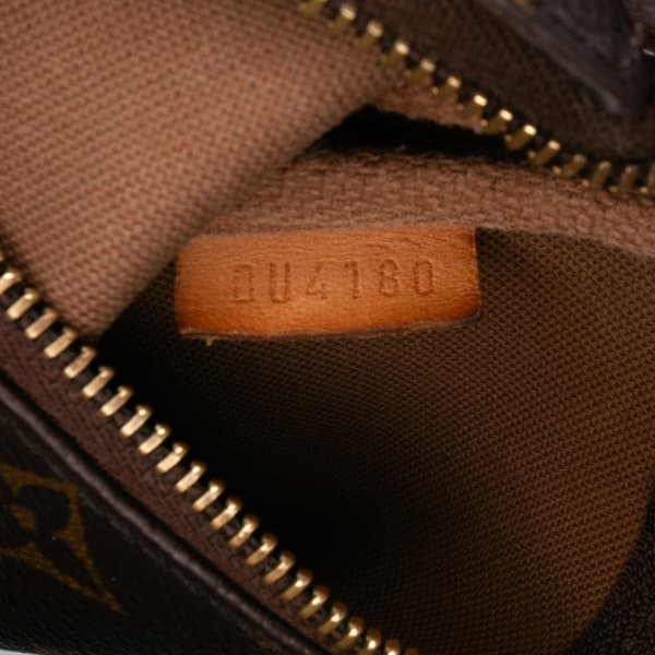 Pre-owned Louis Vuitton Monogram Mini Pochette Accessoires Brown