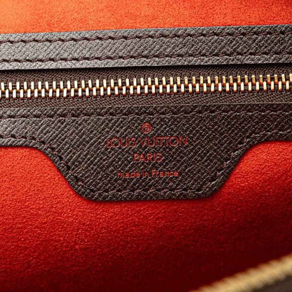 Pre-owned Louis Vuitton Damier Ebene Brera Brown