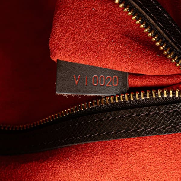 Pre-owned Louis Vuitton Damier Ebene Brera Brown