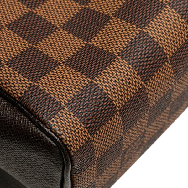 Pre-owned Louis Vuitton Damier Ebene Brera Brown