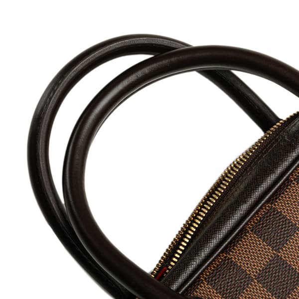 Pre-owned Louis Vuitton Damier Ebene Brera Brown
