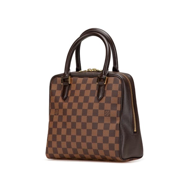 Pre-owned Louis Vuitton Damier Ebene Brera Brown