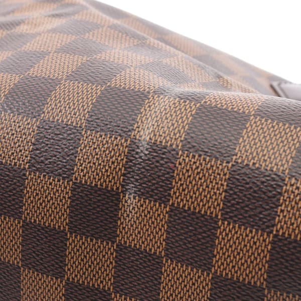 Pre-owned Louis Vuitton Damier Ebene Speedy Bandouliere 25 Brown