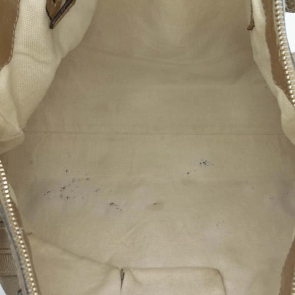 Pre-owned Gucci Calfskin Bella Satchel Gold