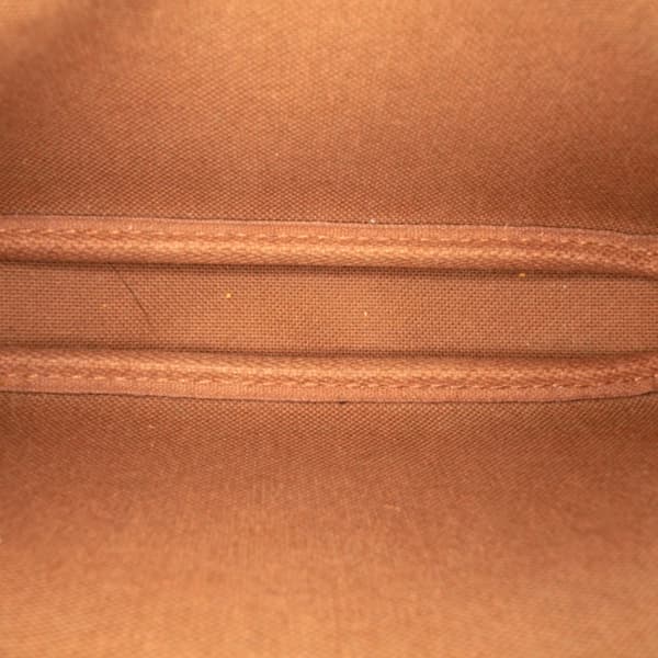Pre-owned Louis Vuitton Monogram Mini Pochette Accessoires Brown