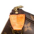 Miniatyrbilde 5 av 10: Pre-owned Louis Vuitton Monogram Mini Pochette Accessoires Brown