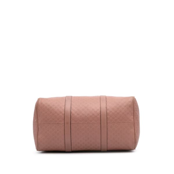 Pre-owned Gucci Medium Microguccissima Satchel Pink