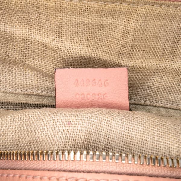 Pre-owned Gucci Medium Microguccissima Satchel Pink
