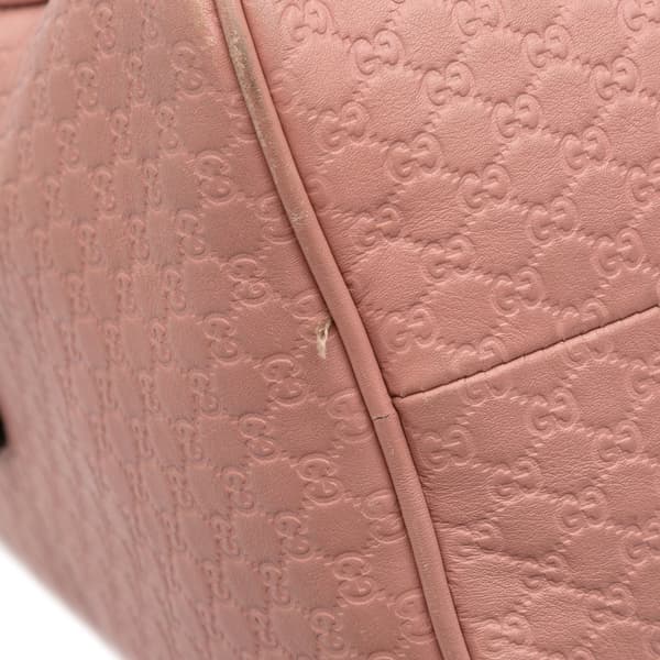 Pre-owned Gucci Medium Microguccissima Satchel Pink