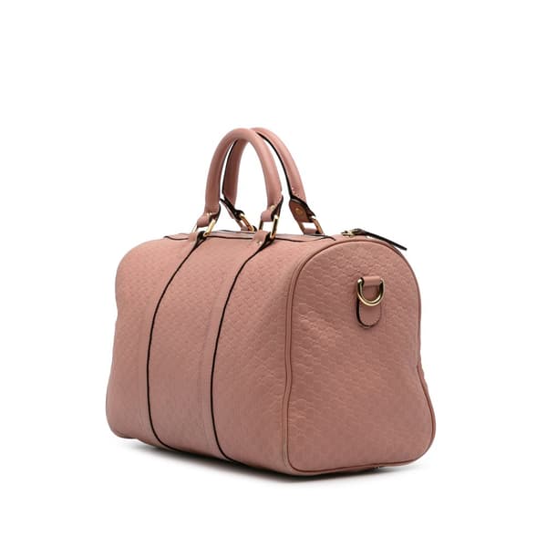 Pre-owned Gucci Medium Microguccissima Satchel Pink