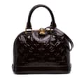 Miniatyrbild 1 av 10: Pre-owned Louis Vuitton Monogram Vernis Alma BB Purple