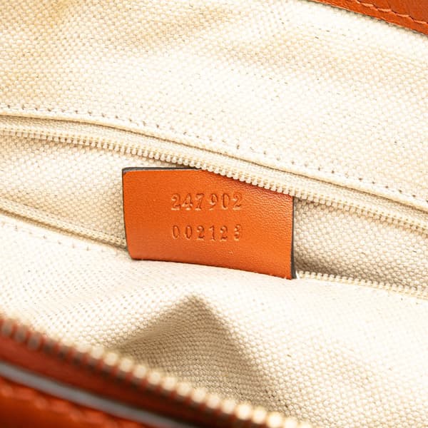 Pre-owned Gucci GG Canvas Sukey Satchel Brown