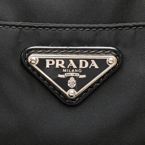 Pre-owned Prada Tessuto Satchel Black