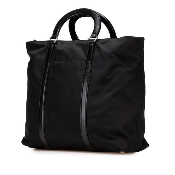 Pre-owned Prada Tessuto Satchel Black